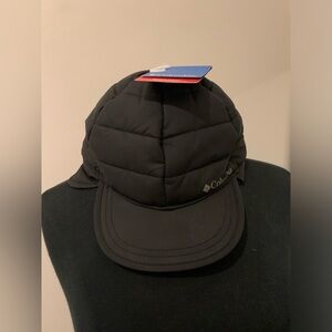 Columbia omni-heat winter hat thermal reflective snow toque cold weather earflap